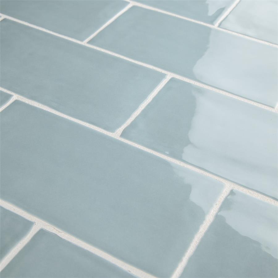 SomerTile - Castillo 3&quot; x 6&quot; Wall Tile - Castillo Sky Close View