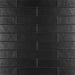 SomerTile - Chester 2" x 10" Subway Tile - Matte Nero