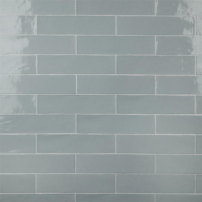 SomerTile - Chester 3" x 12" Subway Tile - Acqua Extra