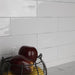 SomerTile - Chester 3" x 12" Subway Tile - Bianco Installed