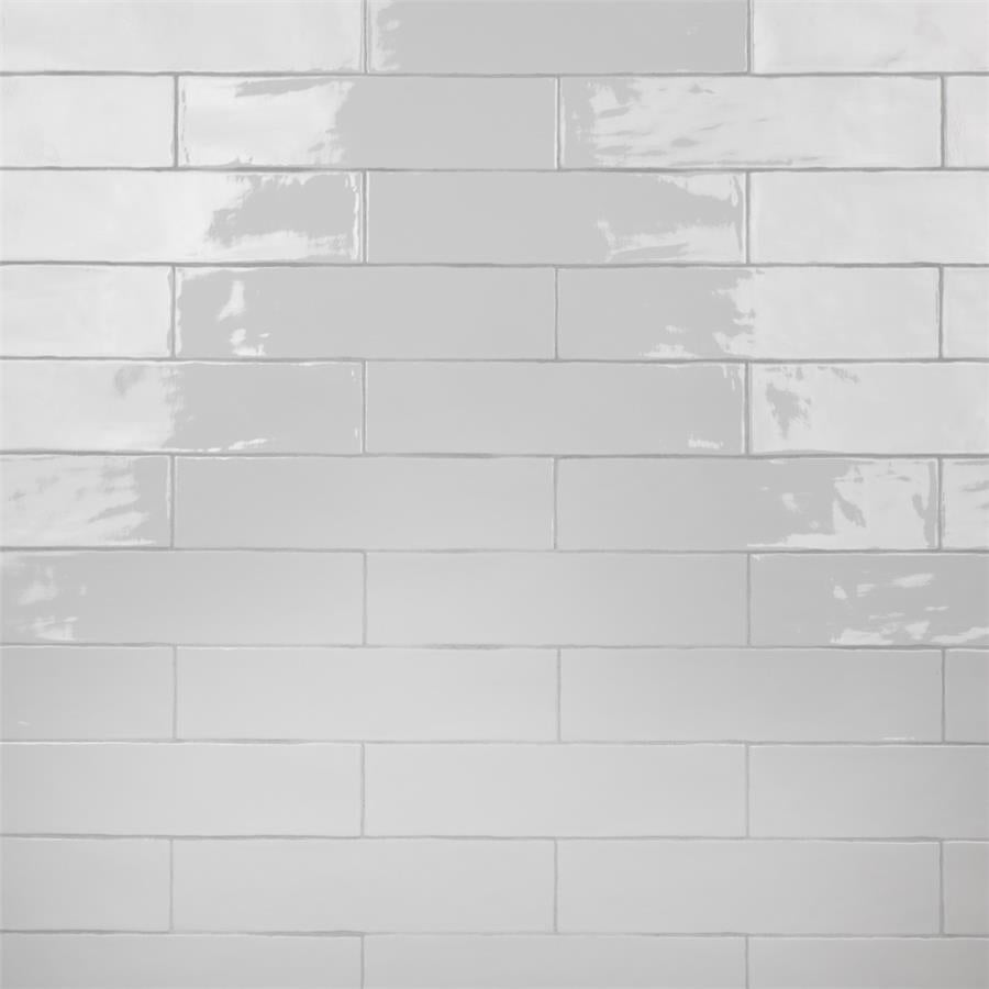 SomerTile - Chester 3" x 12" Subway Tile - Bianco Extra