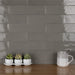SomerTile - Chester 3" x 12" Subway Tile - Grey Room Scene