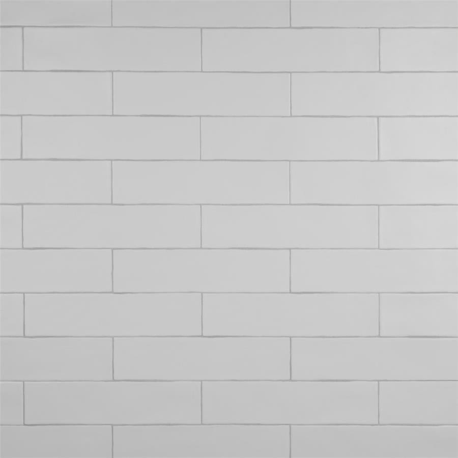 SomerTile - Chester 3" x 12" Subway Tile - Matte Bianco Extra