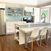 SomerTile - Chester 3" x 6" Subway Tile - Acqua Kitchen Install