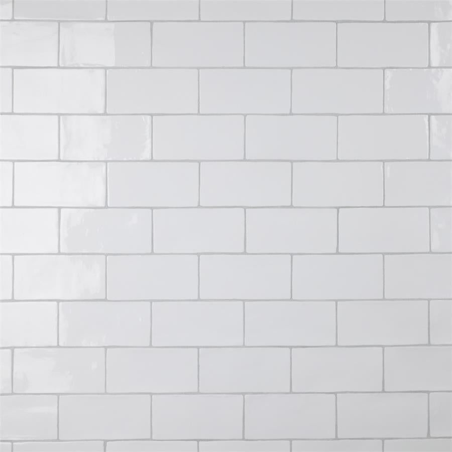 SomerTile - Chester 3&quot; x 6&quot; Subway Tile - Bianco