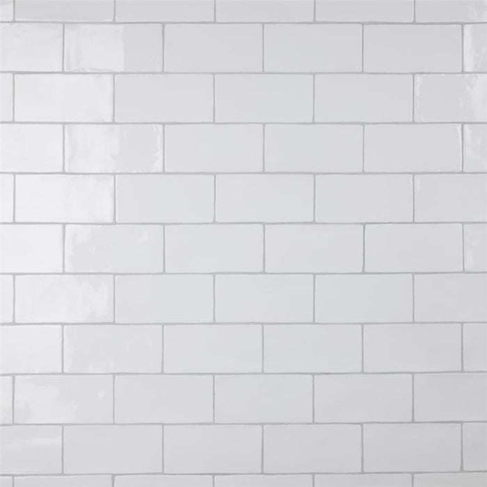SomerTile - Chester 3" x 6" Subway Tile - Bianco