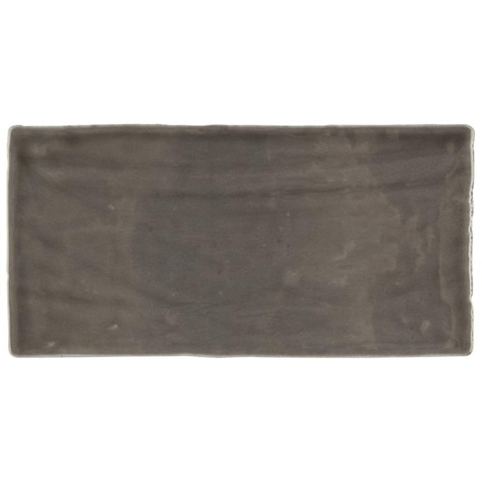 SomerTile - Chester 3" x 6" Subway Tile - Grafito Tile View
