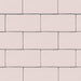 SomerTile - Chester 3" x 6" Subway Tile - Rose w/ Dark Grout