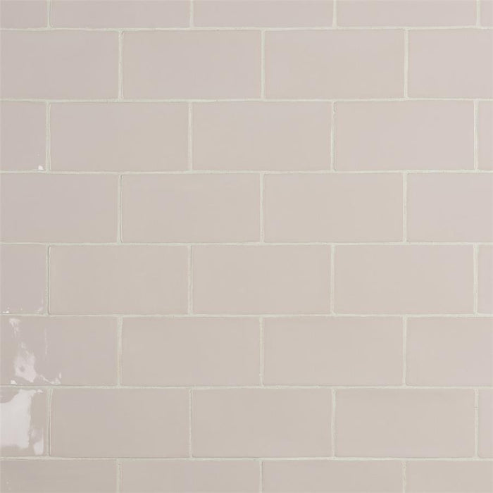 SomerTile - Chester 3" x 6" Subway Tile - Rose