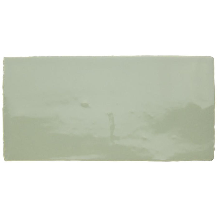 SomerTile - Chester 3" x 6" Subway Tile - Sage Tile View