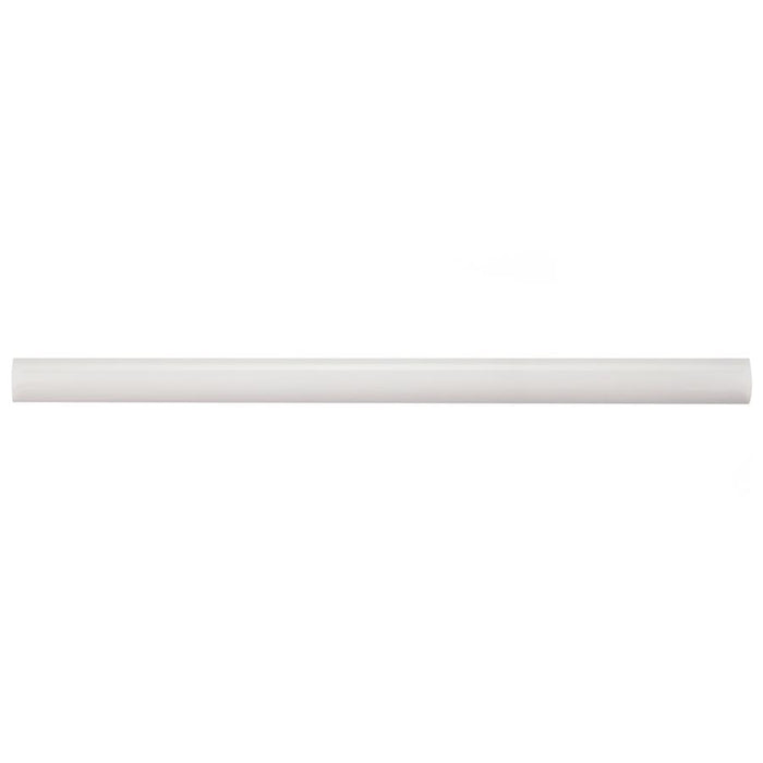 SomerTile - Chester 1/2 in. x 12 in. Demi-Bullnose - Bianco