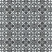 SomerTile - Harmonia 13 in. x 13 in. Ceramic Tile - Classic Black Wall View Variation