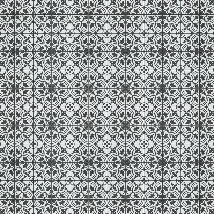 SomerTile - Harmonia 13 in. x 13 in. Ceramic Tile - Classic White Variation 2