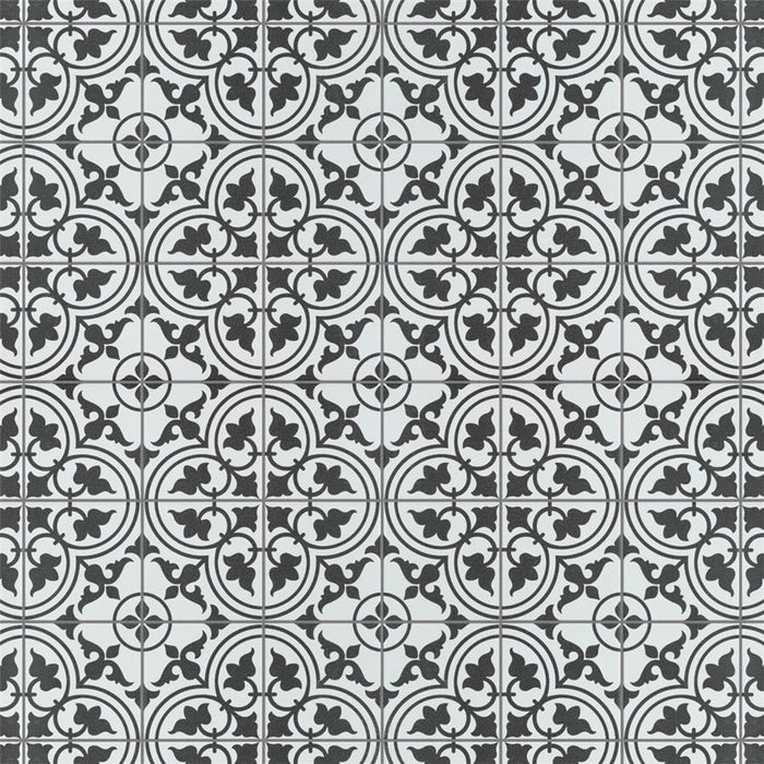 SomerTile - Harmonia 13 in. x 13 in. Ceramic Tile - Classic White Variation