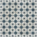 SomerTile - Harmonia 13 in. x 13 in. Ceramic Tile - Kings Star Blue Variation 3