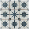 See SomerTile - Harmonia 13 in. x 13 in. Ceramic Tile - Kings Star Blue