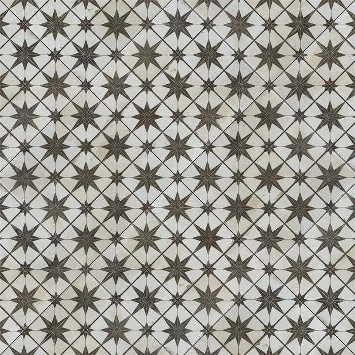 SomerTile - Harmonia 13 in. x 13 in. Ceramic Tile - Kings Star