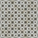 SomerTile - Harmonia 13 in. x 13 in. Ceramic Tile - Kings Star Nero Variation 2