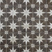 SomerTile - Harmonia 13 in. x 13 in. Ceramic Tile - Kings Star Night Variation 3
