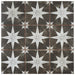 SomerTile - Harmonia 13 in. x 13 in. Ceramic Tile - Kings Star Night
