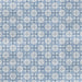 SomerTile - Harmonia 13 in. x 13 in. Ceramic Tile - Floral Lattice Blue Variation 2