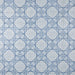 SomerTile - Harmonia 13 in. x 13 in. Ceramic Tile - Floral Lattice Blue Variation