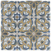 SomerTile - Harmonia 13 in. x 13 in. Ceramic Tile - Royal Bloom