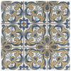 See SomerTile - Harmonia 13 in. x 13 in. Ceramic Tile - Royal Bloom