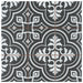 SomerTile - Harmonia 13 in. x 13 in. Ceramic Tile - Vintage Black