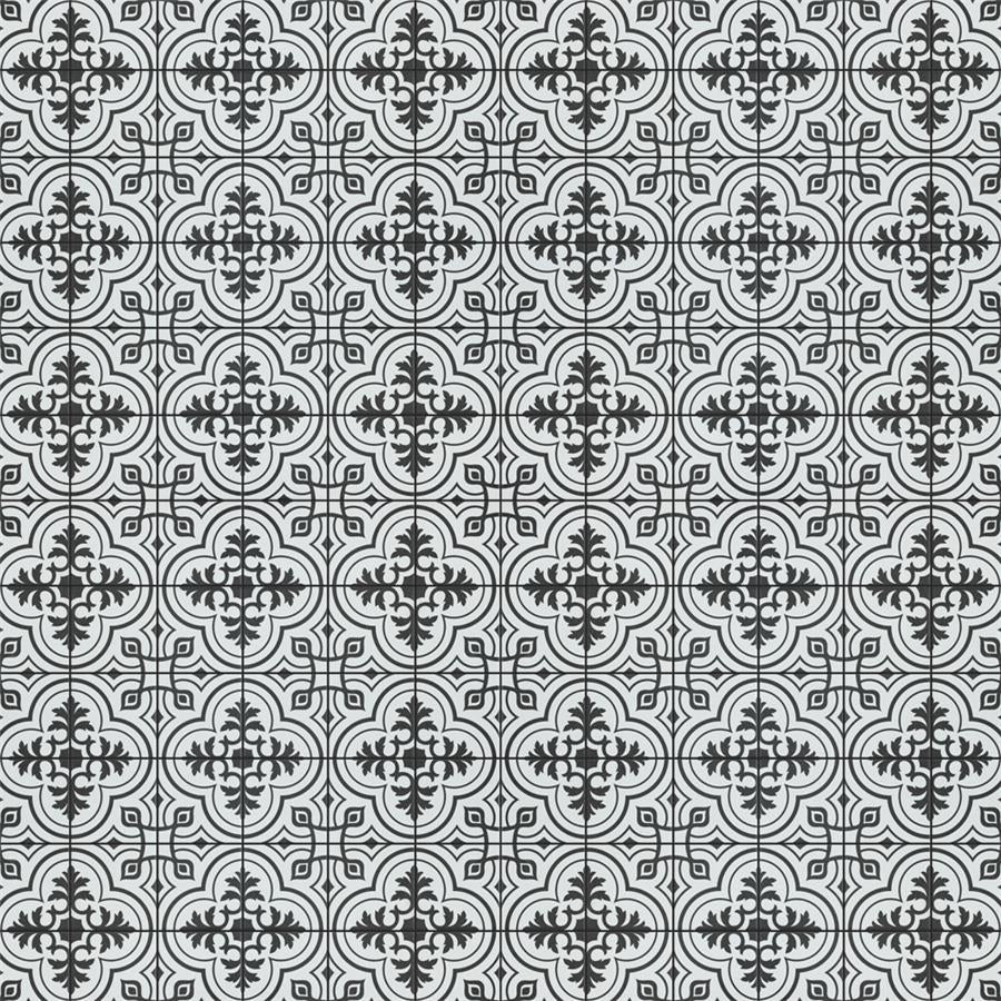 SomerTile - Harmonia 13 in. x 13 in. Ceramic Tile - Vintage White Variation