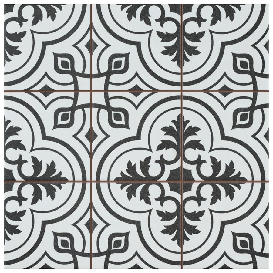 SomerTile - Harmonia 13 in. x 13 in. Ceramic Tile - Vintage White