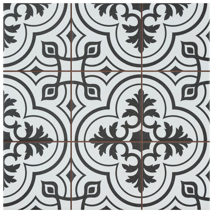SomerTile - Harmonia 13 in. x 13 in. Ceramic Tile - Vintage White