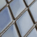 SomerTile - Hudson Kite Porcelain Mosaic - Frost Blue Close View