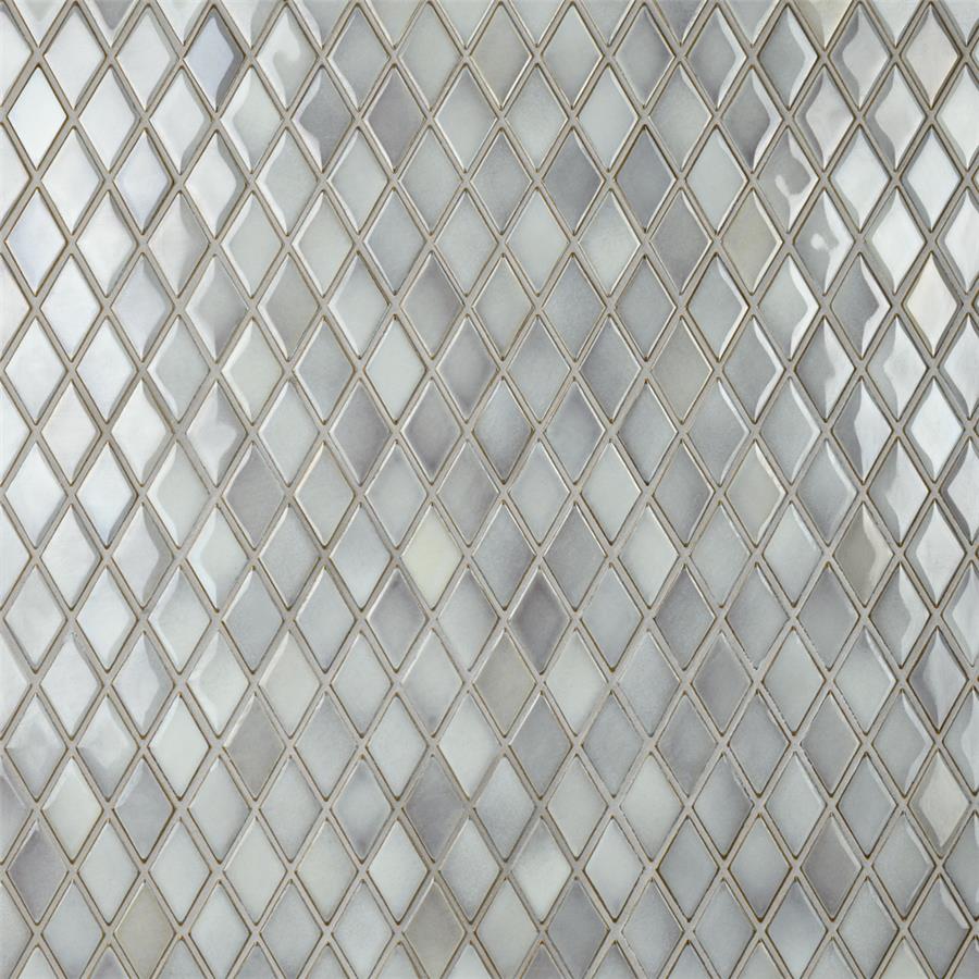 SomerTile - Hudson Kite Porcelain Mosaic - Grey Eye - Floorzz