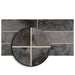 SomerTile - Kings Raku Ceramic Wall Tile – Black Close View