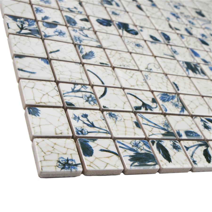 SomerTile - Strawberry Fields Porcelain Mosaic Close View
