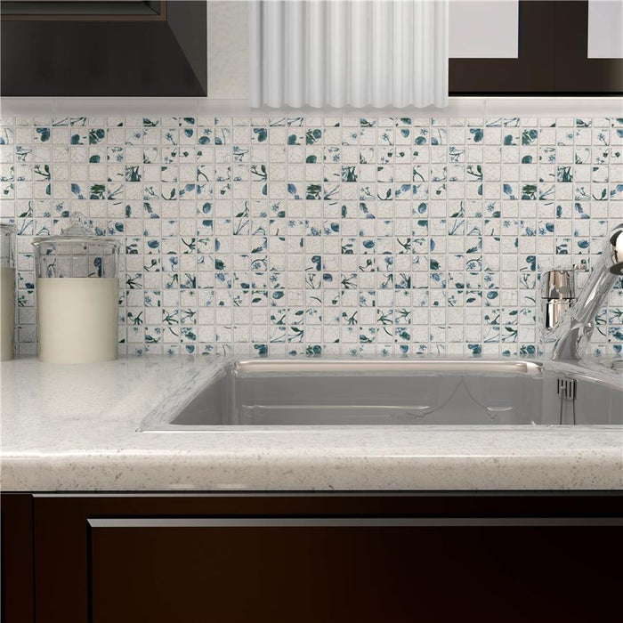 SomerTile - Strawberry Fields Porcelain Mosaic Installed