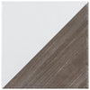 See SomerTile - Triangle 6”x 6” Ceramic Wall Tile - Rustique Glossy Brown