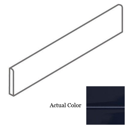 Stonepeak Ceramics - Adamas 4 in. x 12 in. Azura Porcelain Wall Bullnose