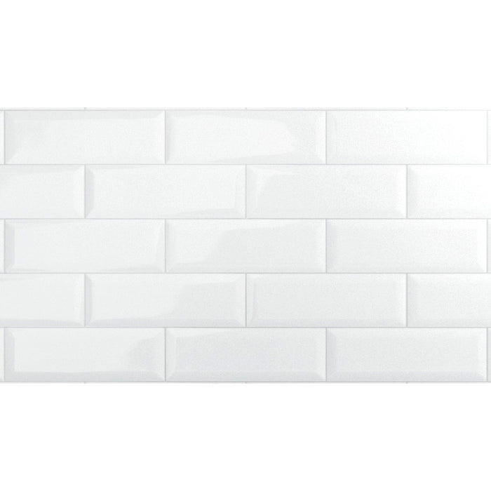 Stonepeak Ceramics - Adamas 4 in. x 12 in. Albus Porcelain Wall Tile