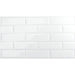 Stonepeak Ceramics - Adamas 4 in. x 12 in. Albus Porcelain Wall Tile