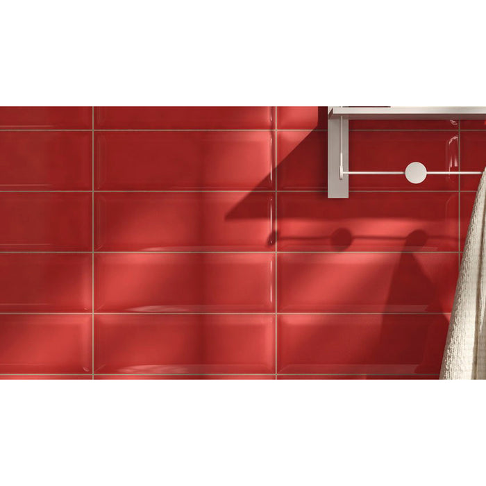Stonepeak Ceramics - Adamas 4 in. x 12 in. Ruber Porcelain Wall Tile
