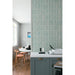 Maniscalco - Takao Series 3 in. x 6 in. 3D Porcelain Tile - Blue Beech Installed