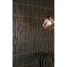 Maniscalco - Takao Series 3 in. x 6 in. 3D Porcelain Tile - Red Cedar Installed