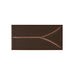 Maniscalco - Takao Series 3 in. x 6 in. 3D Porcelain Tile - Red Cedar