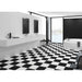 Tamiami - Blanco 24" x 24" Rectified Porcelain Tile - Blanco Matte Installed