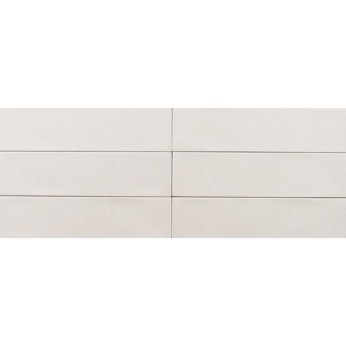 Tesoro - Albatross 3 in. x 12 in. Ceramic Wall Tile - Cream Deco Extra