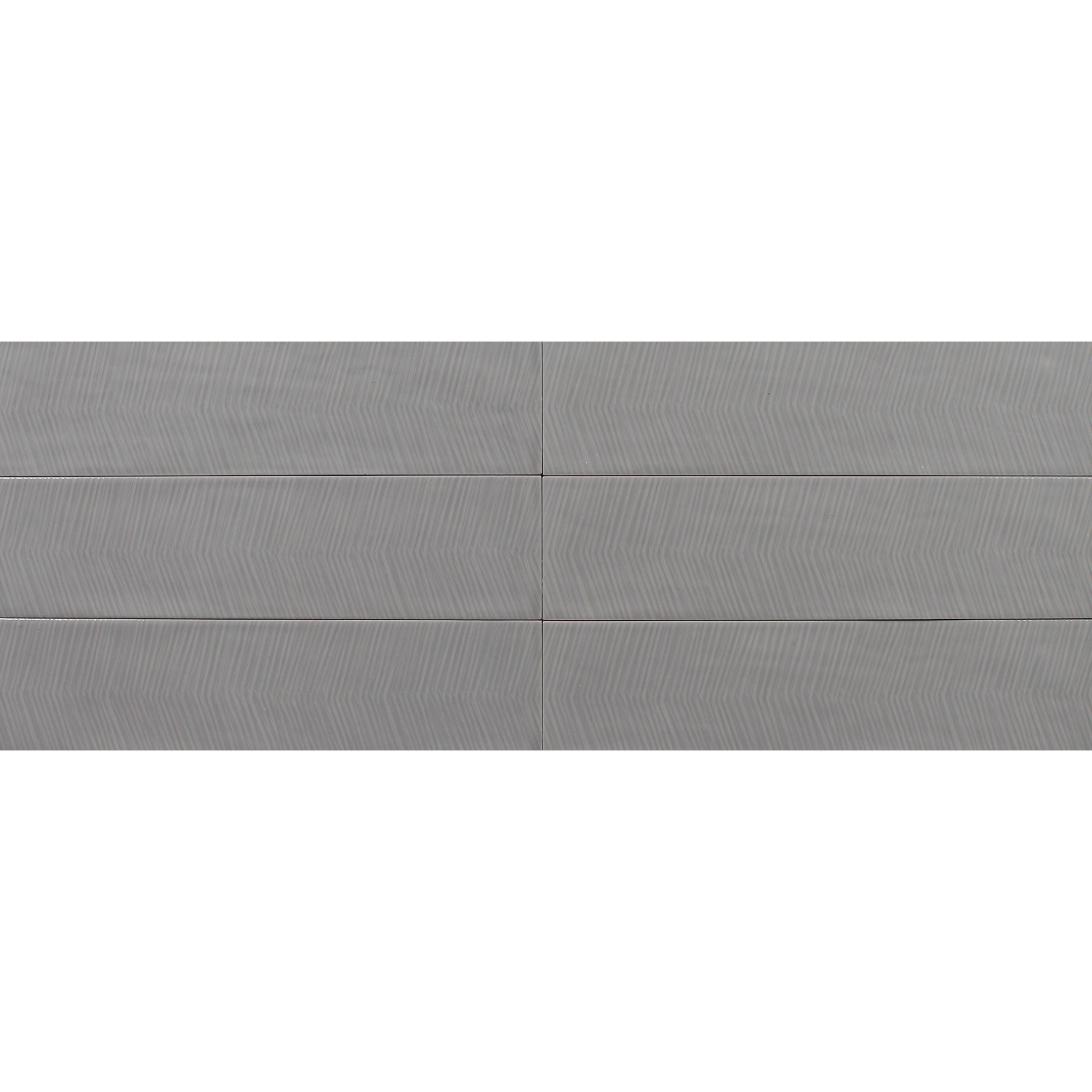 Tesoro - Albatross 3 in. x 12 in. Ceramic Wall Tile - Grey Arrow Deco -  Floorzz