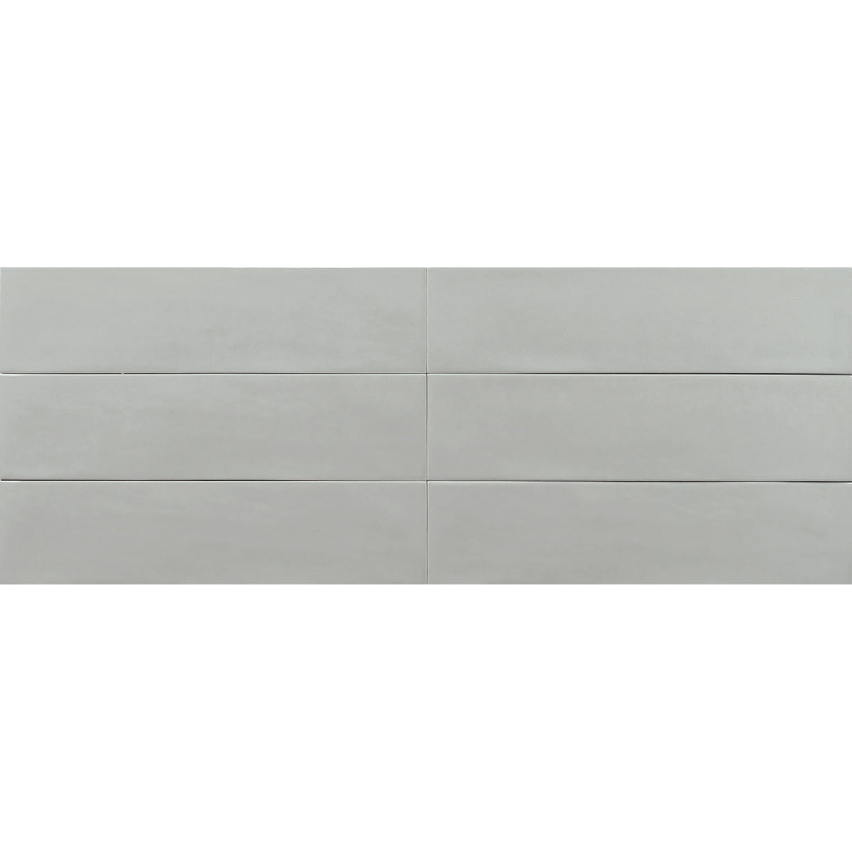 Tesoro - Albatross 3 in. x 12 in. Ceramic Wall Tile - Grey Extra