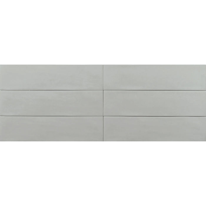 Tesoro - Albatross 3 in. x 12 in. Ceramic Wall Tile - Grey Extra